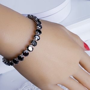 💟NEW! Shungite tennis bracelet 14.75 ctw